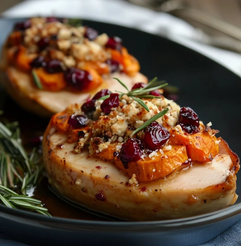 Roast Turkey and Cranberry Stuffed Sweet Potatoes: A Holiday Favorite