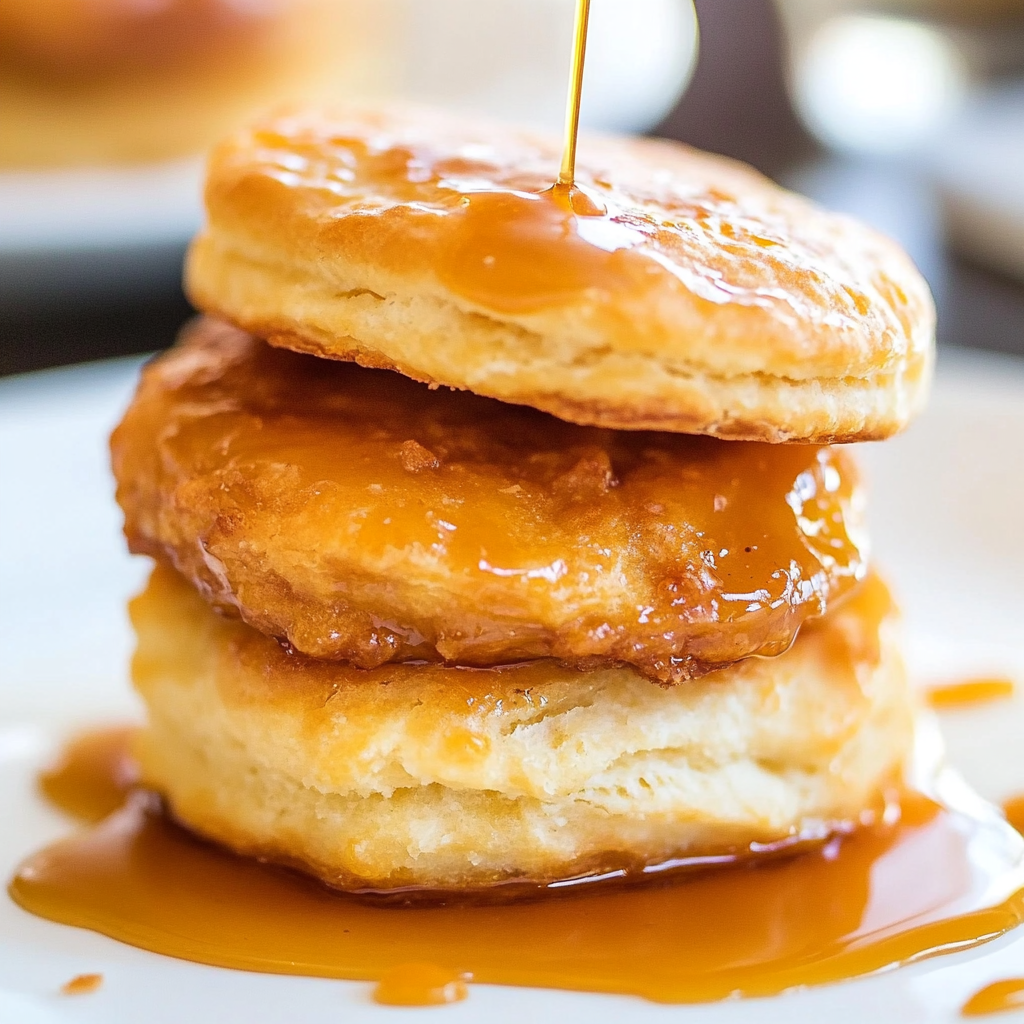 Easy Chicken Biscuit Recipe with Sweet Honey Butter